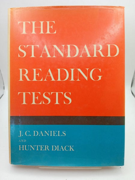 The Standard Reading Tests by J.C. Daniels, Hunter Diack64272714282242110