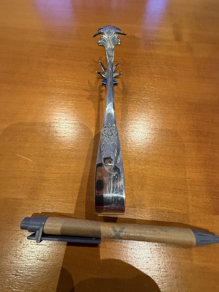 Large Claw Sugar Tongs Silver Plate Carousel 1