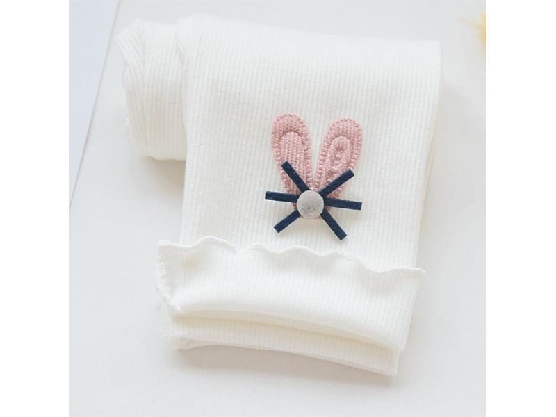 Girls Leggings Autumn Spring Cute Cotton Elastic Waist Children Kids Baby Pants Carousel 1