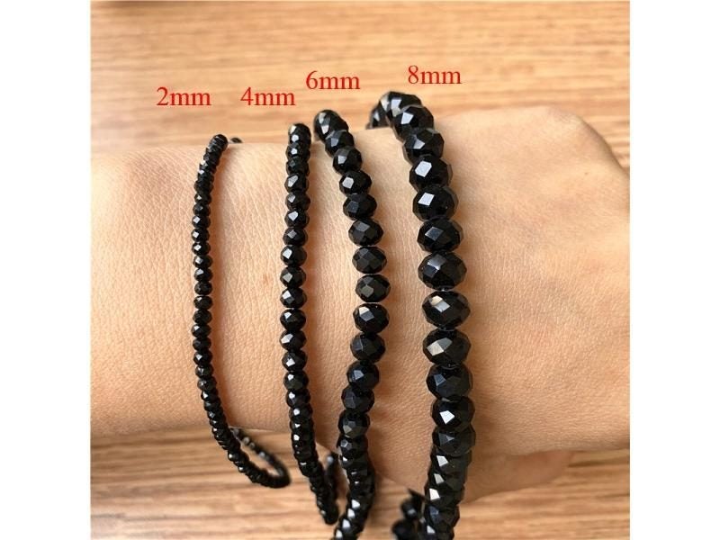 3x4mm/4x6mm/6x8mm Crystal Rondel Beads Wheel Faceted Glass Beads For Jewelry Carousel 1