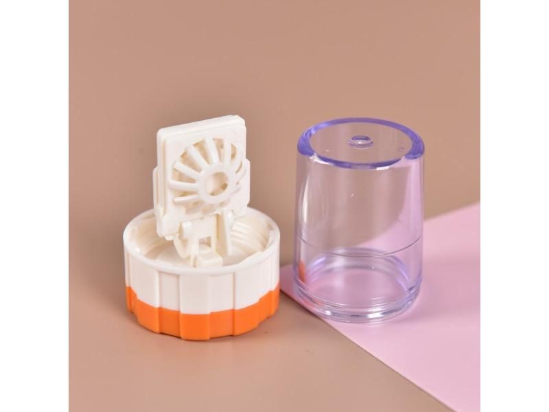 Portable Manual Cleaning Cosmetic Contact Box HL-830 Manual Rotary Cleaner Carousel 1