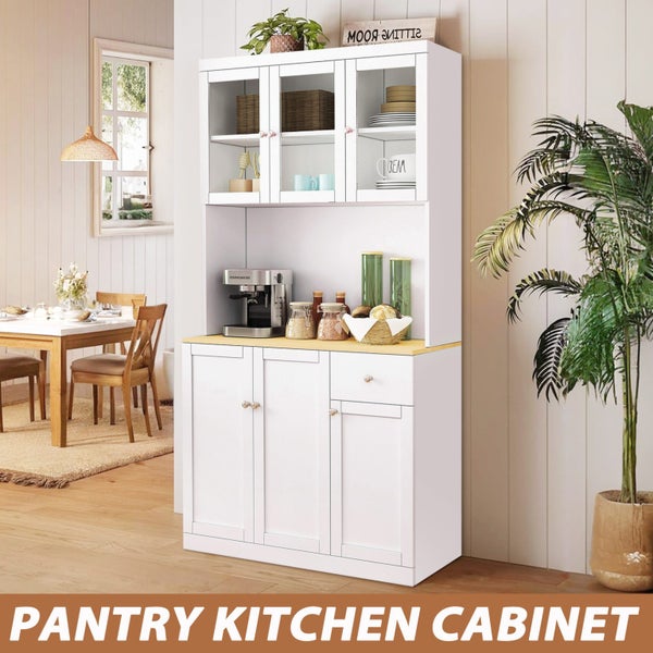 Kitchen Cabinet Buffet Table Sideboard Storage Carousel 1