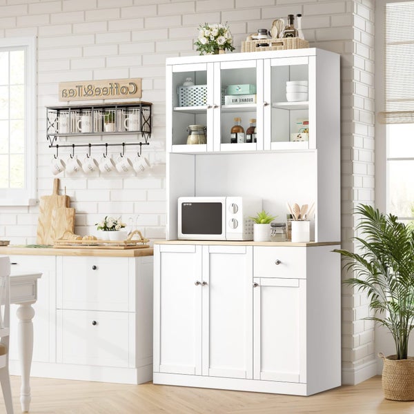 Kitchen Cabinet Buffet Table Sideboard Storage Carousel 2