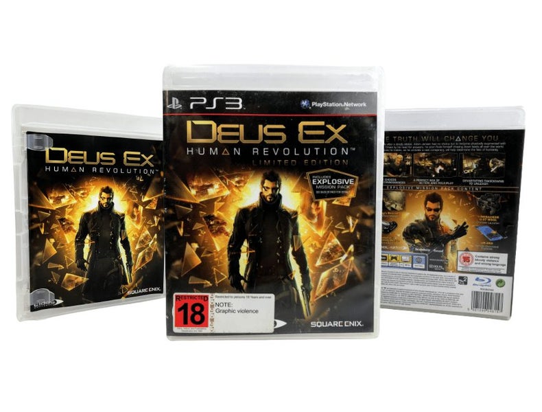 DEUS EX: Human Revolution (PS3) *EXCELLENT + COMPLETE* Carousel 1