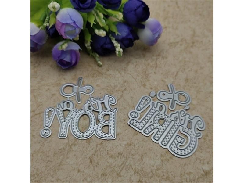 Baby Boy And Baby GIRL Metal Cutting Dies Frame Craft Cutting Die Embossing Carousel 1