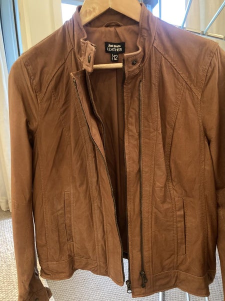 Leather jacket Toffee Carousel 1