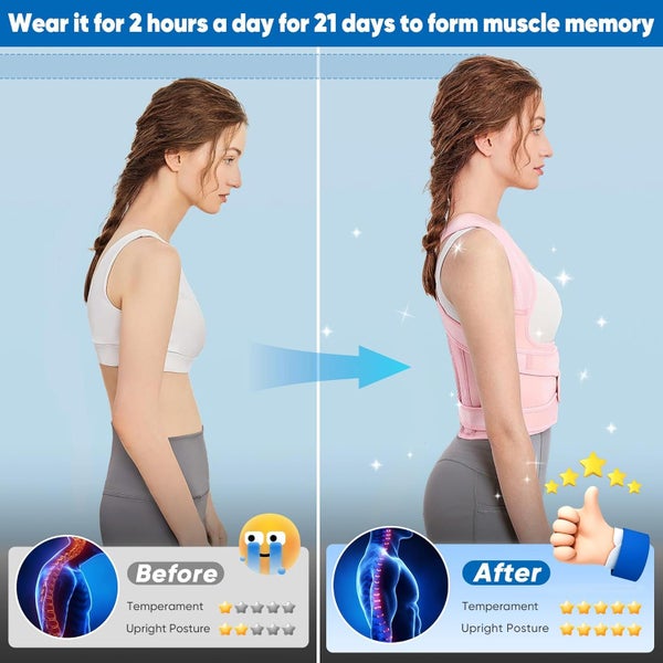 Back Brace Posture Corrector for Women - Small62969120951043111