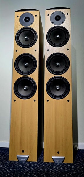 Jamo E875 3 Way Floorstanding Speakers 8 ohms 150w – Made in Denmark Mint!!62932736776707113