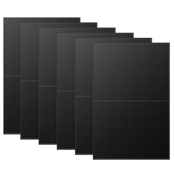 6 Pcs - LONGi Hi-MO LR5-54HTB HPBC Mono 440W Solar Panel Low Light Performance629327354863371126