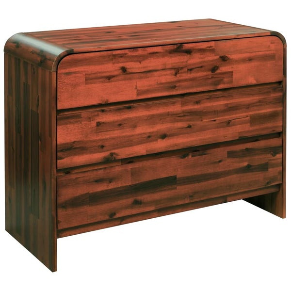Chest Of Drawers Solid Acacia Wood 90X37X75 Cm Xapokp Carousel 1