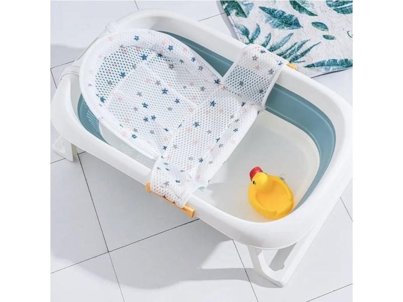 Baby Bath Mat Newborn T-Net Adjustable Newborn Bath Net Bath Protector Bath Carousel 1
