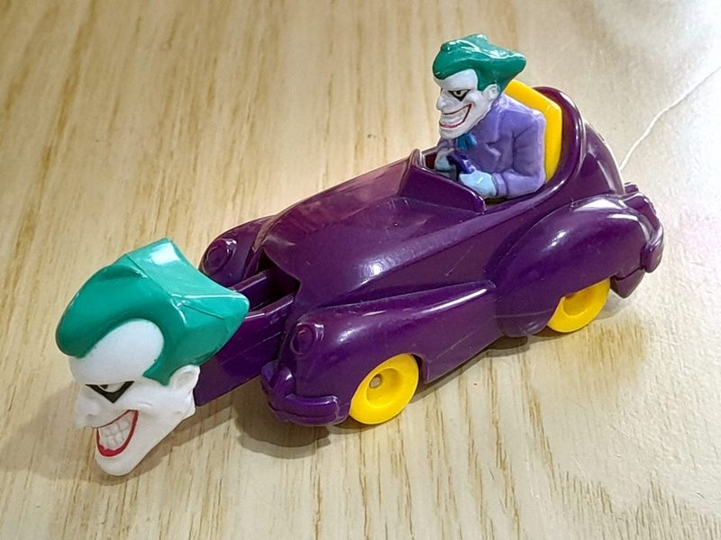 1993 McDonald's DC Comics Batman The Animated Series Joker Mobile Carousel 2