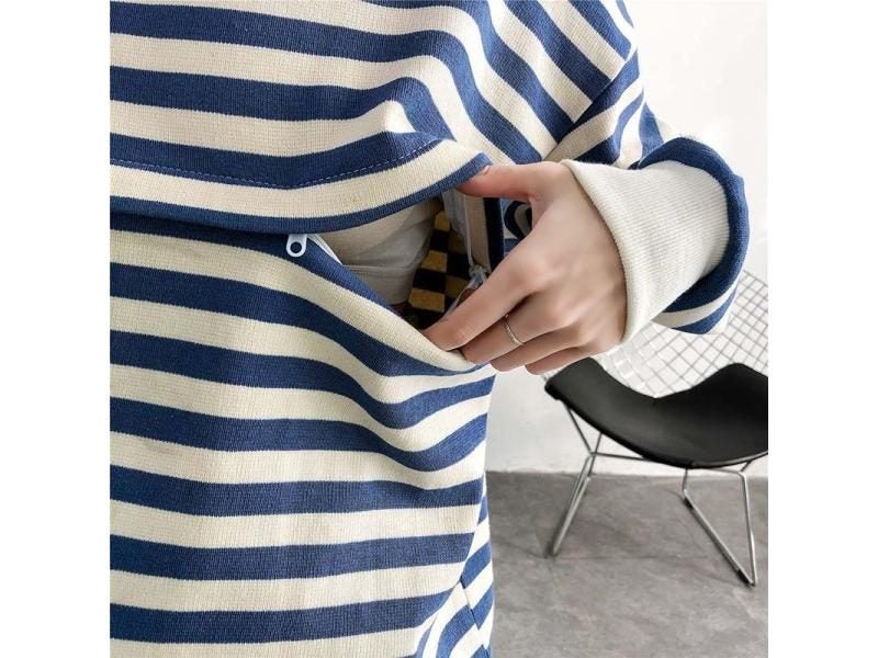 Breastfeeding Clothes Pregnancy Hoodies Cotton Terry For Mother-to-be Autumn Carousel 1