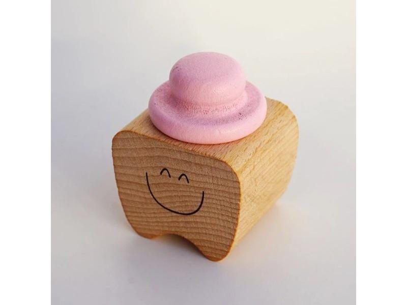 Baby Wood Tooth Box Organizer Milk Teeth Storage Collect Teeth Umbilica Save Carousel 1