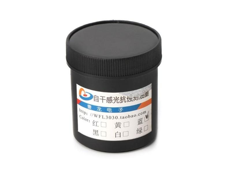 Photoresist Anti-etching Blue Ink Paint For Metal Anti-etching Improves Carousel 2