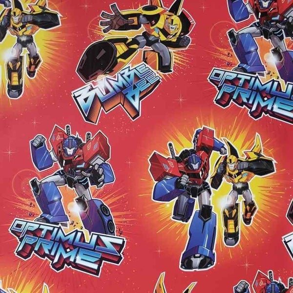 Thomas Online Transformers Wrapping Paper - Folded Carousel 1