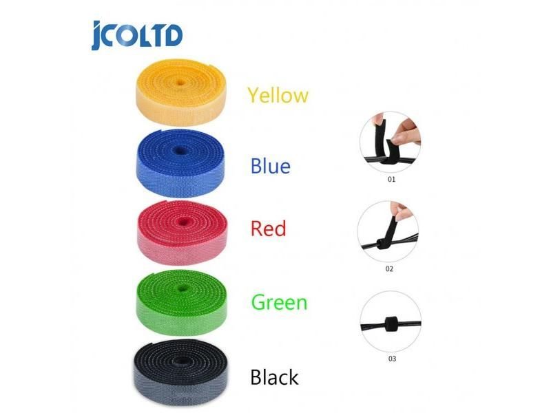 5M 1Pcs Nylon Cable Ties Organizer Cord Winder Strap USB Cable Holder Protector Carousel 1