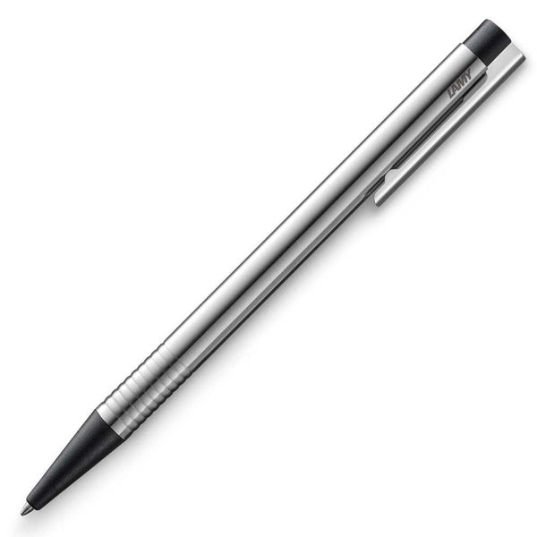 Lamy Logo Stainless Steel Ballpoint Pen Matt Black Carousel 1
