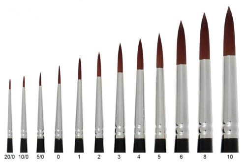 Trekell Crimson Taklon 6" Handle - Round #3 Carousel 1