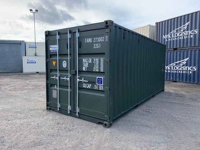20ft Std New Build Shipping Container - Blue - Beige- Green- White62988861184001113