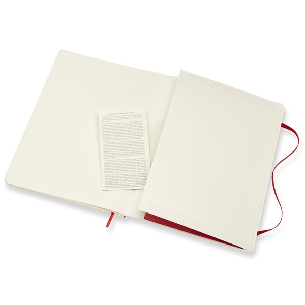 Moleskine QP621F2 Notebook XL Scarlet Red Soft Cover Ruled [QP621F2] Carousel 5