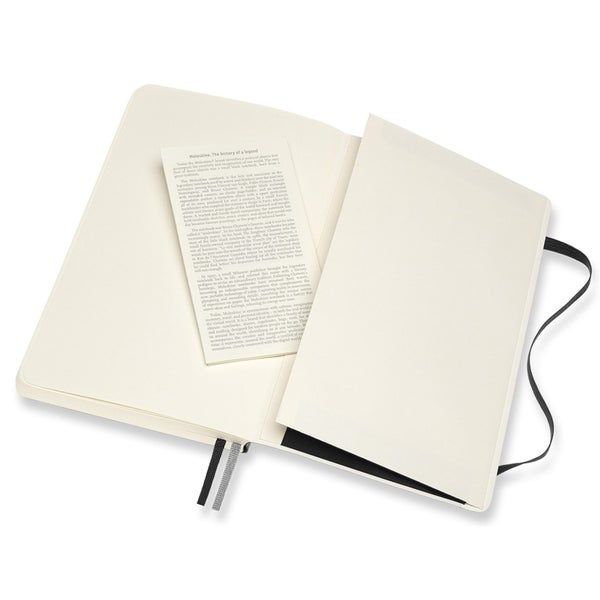 Moleskine QP618EXP Notebook Expanded Large Black Soft Cover Plain [QP618EXP] Carousel 5