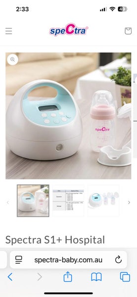 Spectra Breast pump double electric62933721324162117