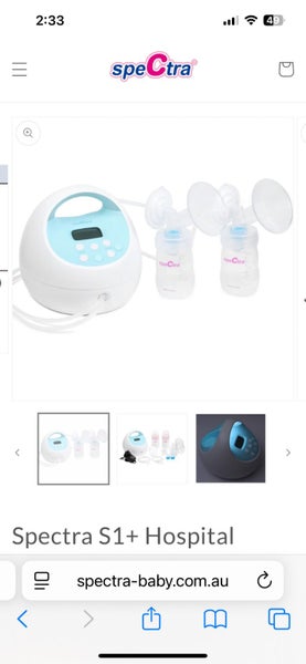 Spectra Breast pump double electric62933721324162112
