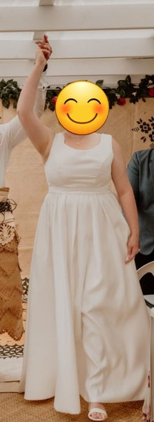 Ivory satin dress Carousel 2
