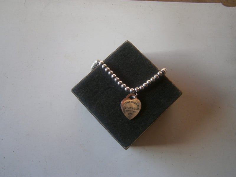 TIFFANY & Co. STG SILVER BEAD CHAIN BRACELET Carousel 2
