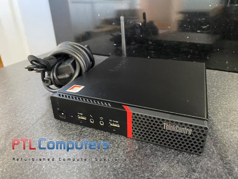 *$1R* Lenovo ThinkCentre M715q AMD Pro A12-9800E 3.1GHz 8GB 256GB SSD WIN10 WIFI Carousel 1