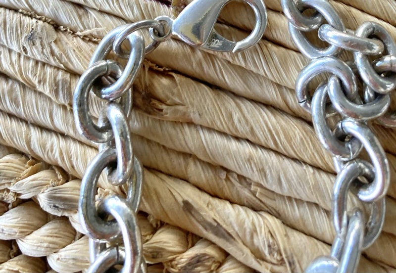 RRP$299 sterling silver chunky bracelet 25 grams solid 925 silver!! Carousel 2