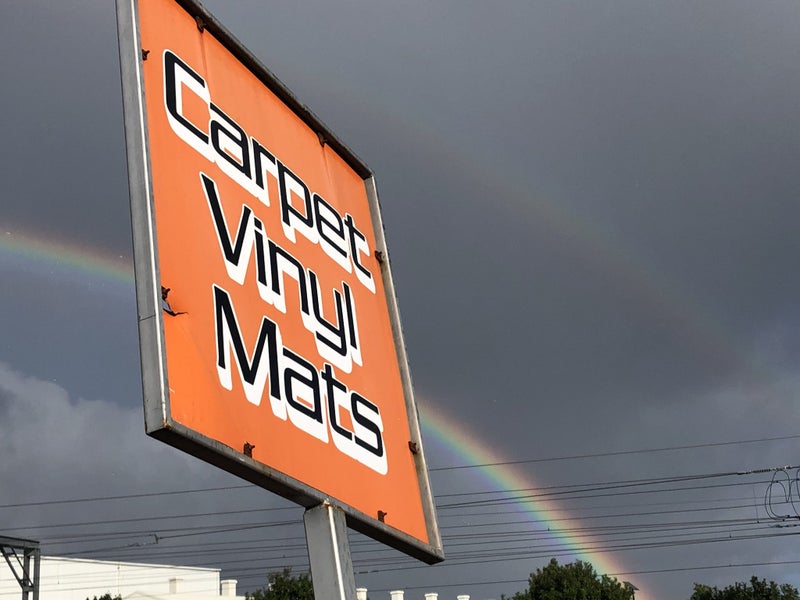 Back-room Bargain Grey Nylon Runner 32cm x 80 cm Carousel 5