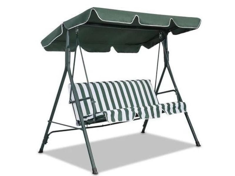 3 Seat Swing Cover Waterproof UV Resistant Outdoor Courtyard Shade Carousel 1