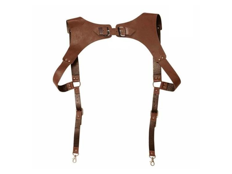 Fashion Sportman Suspenders Imitation Leather Straps Adult Belts European And Carousel 1