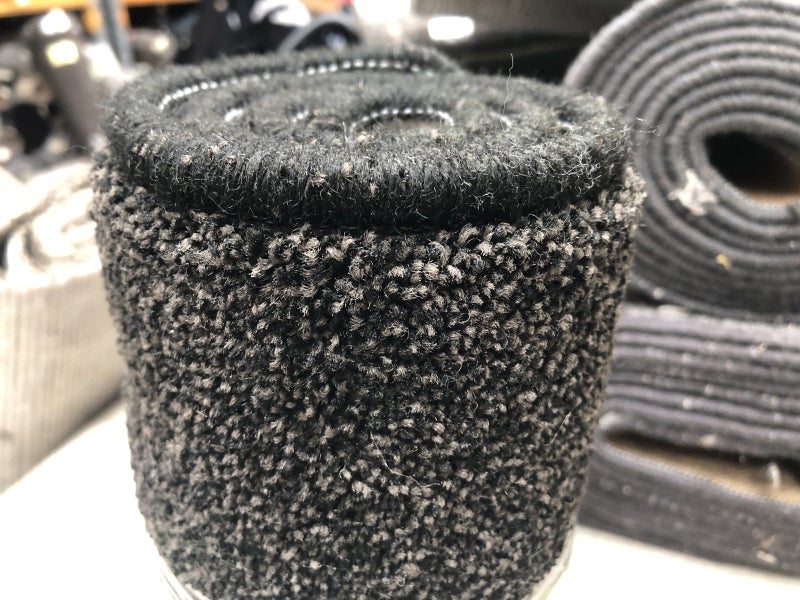 Back-room Bargain Grey Nylon Runner 32cm x 80 cm Carousel 1