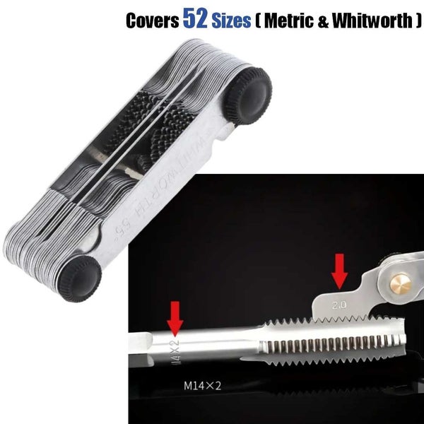 NEW new 52Pcs Metric Thread Measuring Gage Screw *Sale NOW* Carousel 1