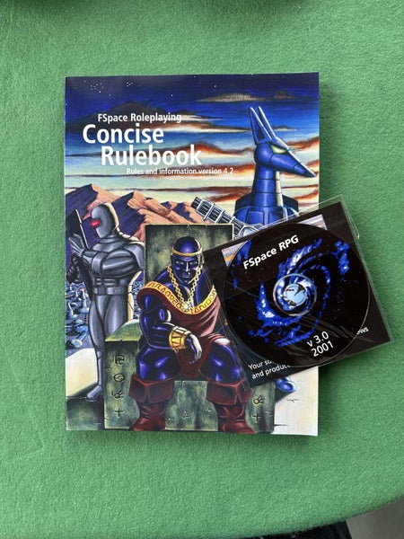 FSpaceRPG Concise rulebook 4.2 perfect bound + CD Carousel 1