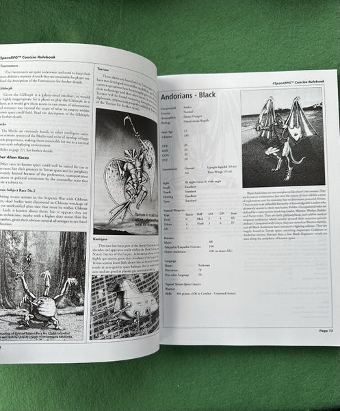 FSpaceRPG Concise rulebook 4.2 perfect bound + CD Carousel 6