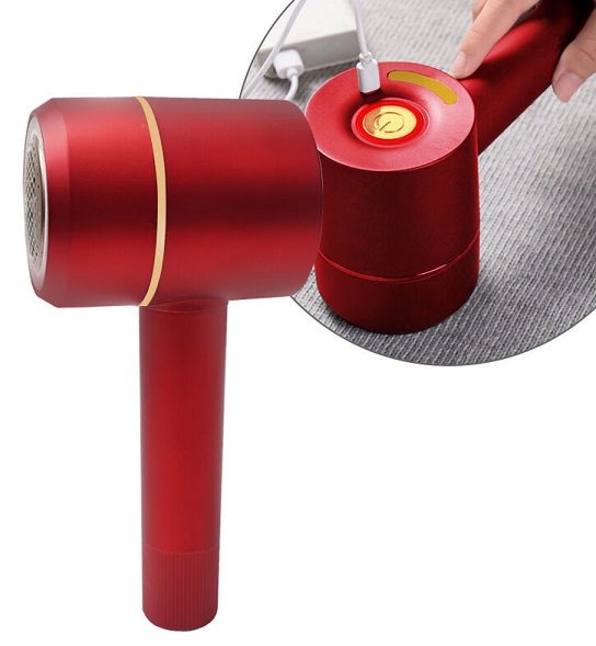 Portable Lint & Hair Remover with Germicidal Lamp - Red Carousel 5