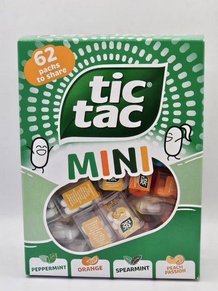 Tic Tac Sweets Minis 62pk 210g Carousel 1