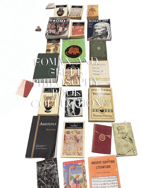 Rare Roman and Greek philosophy book collection Carousel 1
