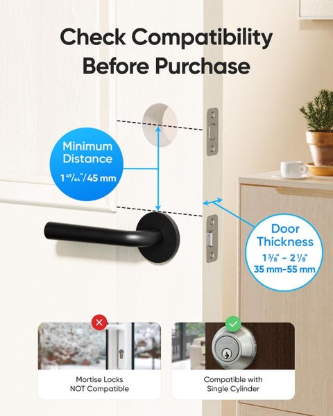 Eufy Security C220 Fingerprint WI-FI Smart Door Lock - Nickel Carousel 6