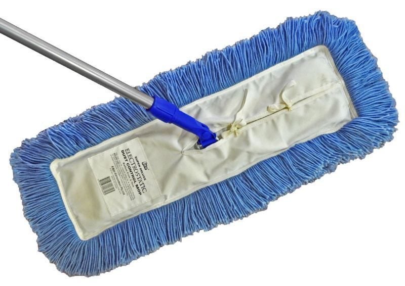Dust Control Mop Complete - Blue, 610mm Wide Carousel 1