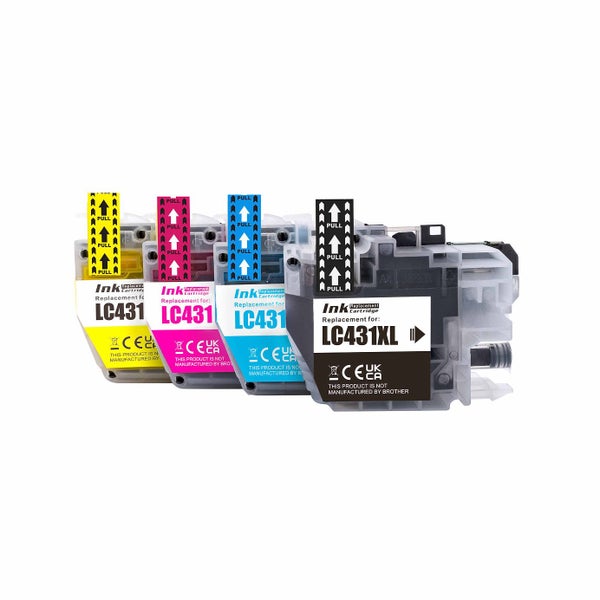 Brother Comp. Ink Cartridges LC431XL Set for MFC-J1010DW DCP-J1050DW J1140DW Carousel 1
