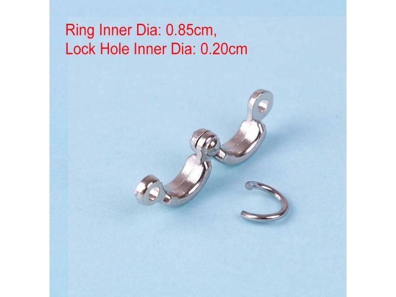 Parrot Foot Rings Metal Pet Bird Leg Rings Outdoor Fly Training Activity Carousel 1