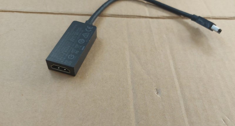 GENUINE MICROSOFT MINI DP DISPLAYPORT TO HDMI 1553 ADAPTER FOR SURFACE PRO Carousel 2
