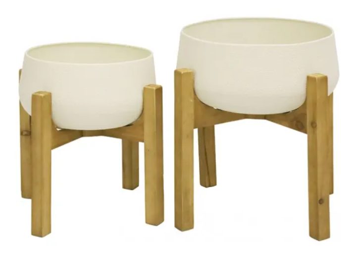 STONELEIGH & ROBERSON POLLY METAL PLANTER Carousel 2