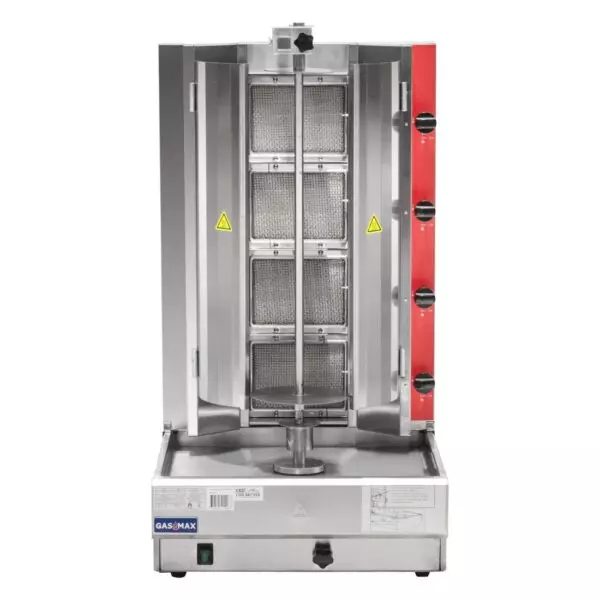 Gasmax Semi-automatic 4 Burner LPG Kebab Machine – KB-4LPG Carousel 1