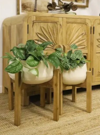 STONELEIGH & ROBERSON POLLY METAL PLANTER Carousel 4